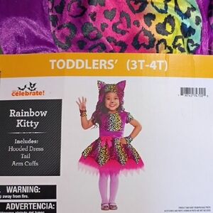 Celebrate Rainbow Kitty Toddler Costume